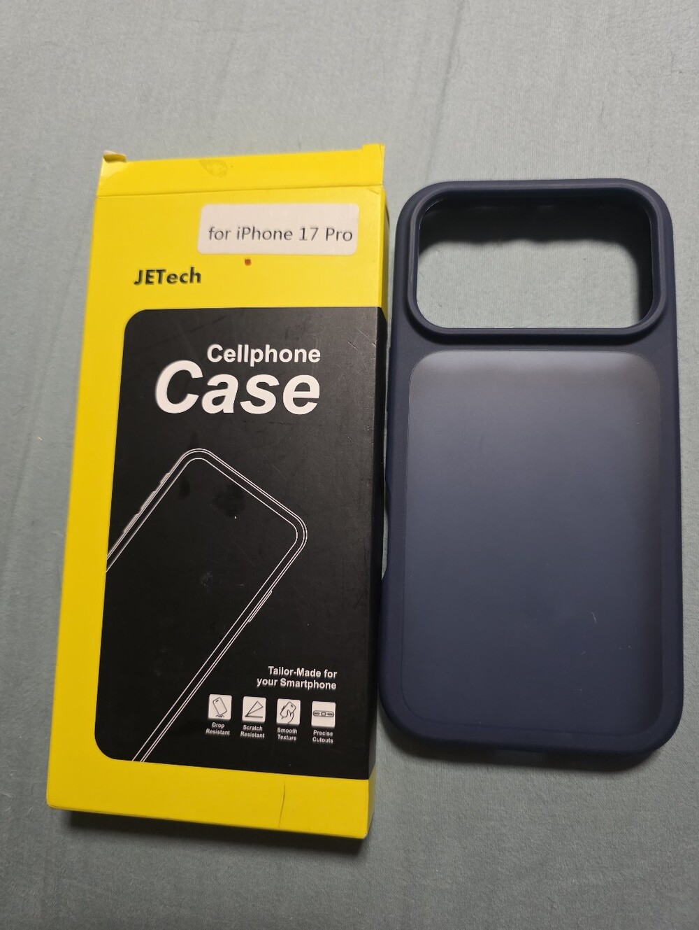 Navy Blue Cellphone Case for iPhone 17 Pro